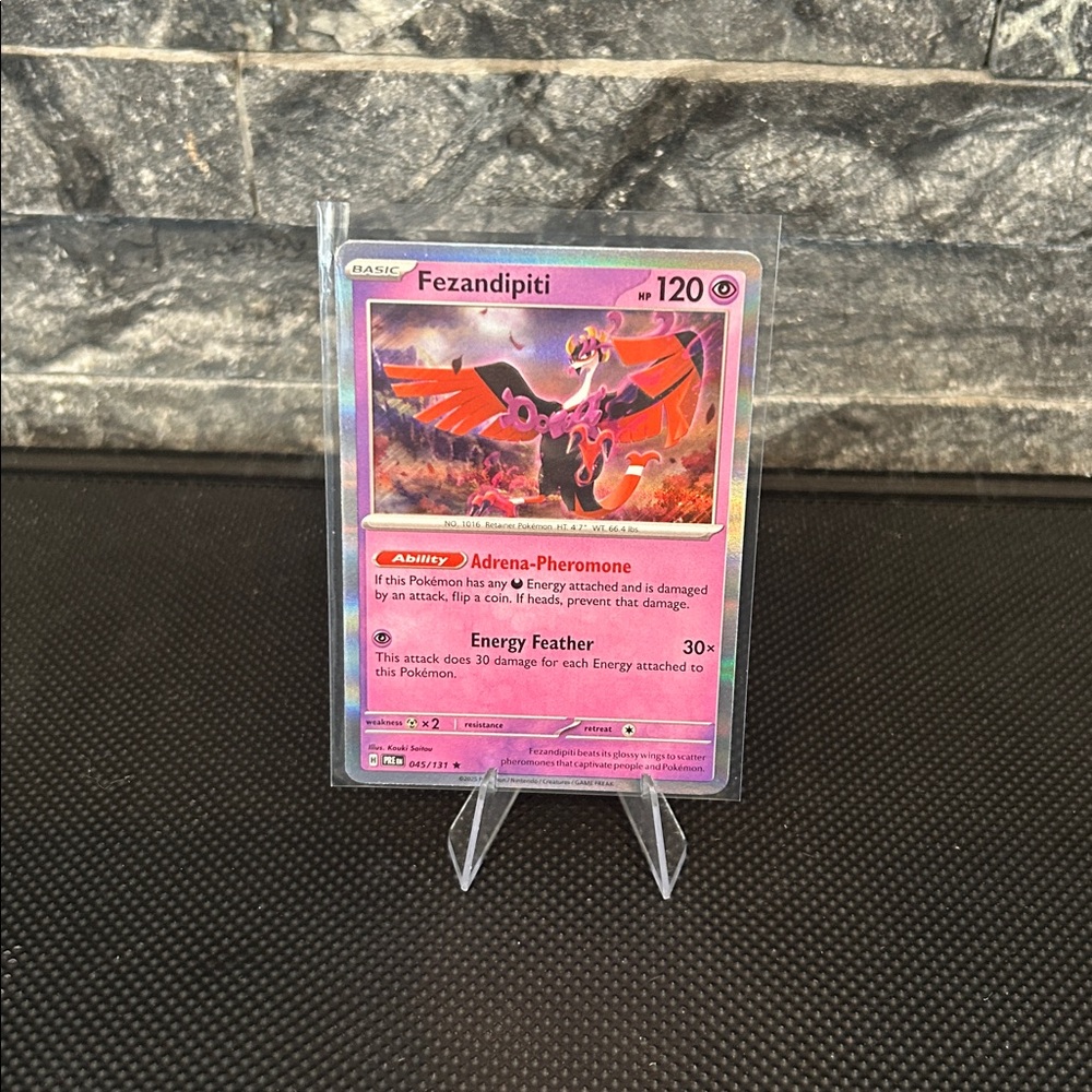 Pokemon Fezandipiti 045/131 Holo Card from Prismatic Evolutions Set‎ M/NM